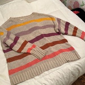 Lou & Grey chunky striped summer sweater